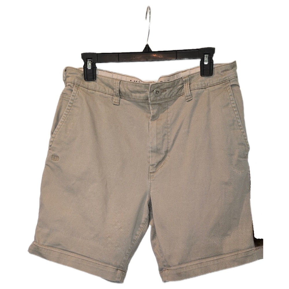 American‎ Eagle Outfitters Mens Khaki Chino Shorts Tan Size 34 Stretch Casual